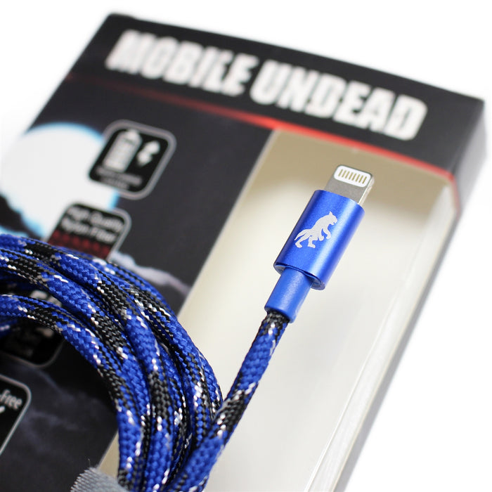 Mobile Undead - Apple MFi Certified - Lightning to USB Werewolf Cable, 5 Feet