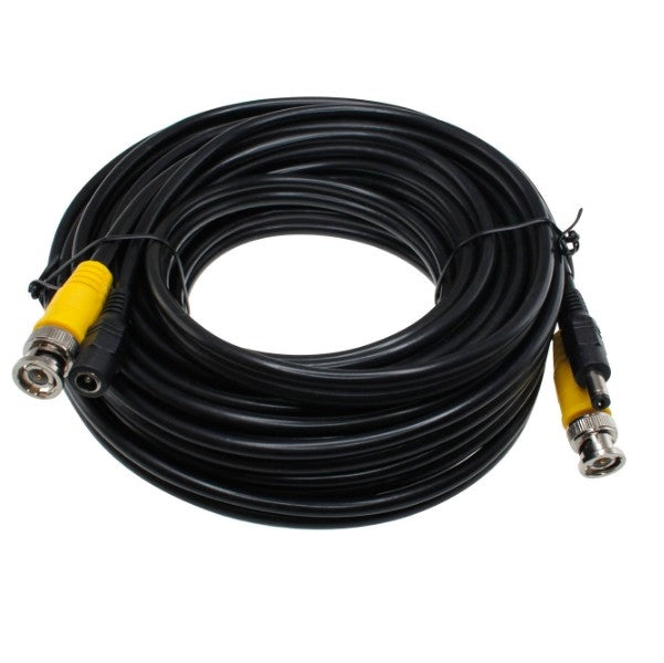 BNC Male to Male, DC Male to Female Combo Cable, 100 Ft.