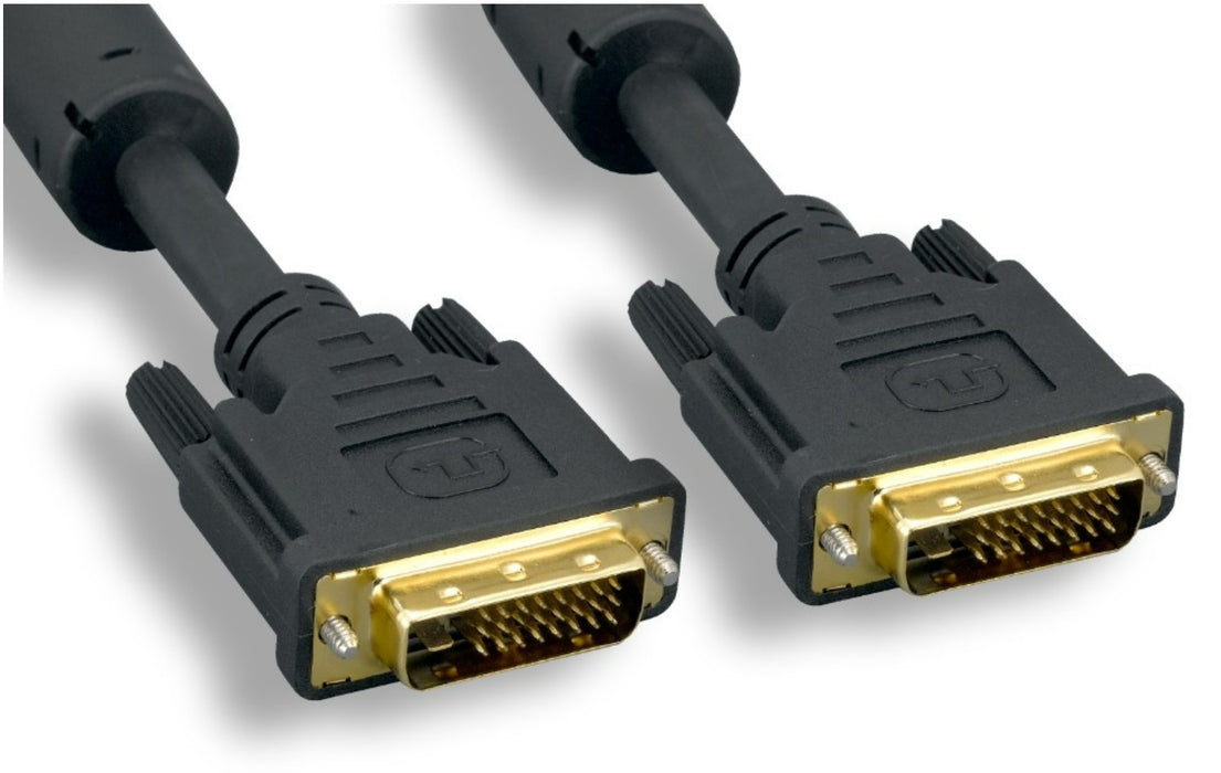 DVI-D Dual Link Male to Male Cable, 10'