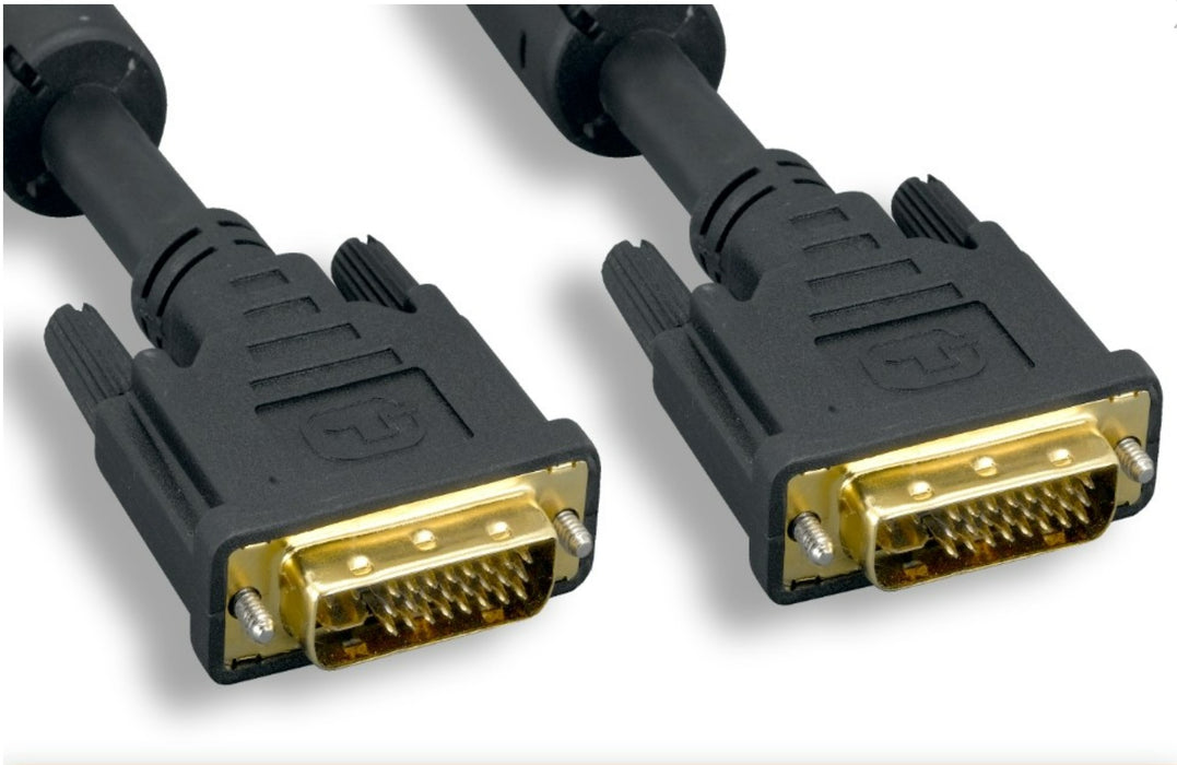 DVI-I Dual Link Male to Male Cable, 10'