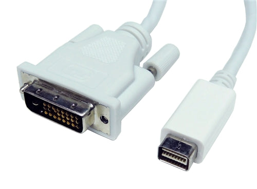 Mini DVI Male to DVI Male Adapter Cable, 6'