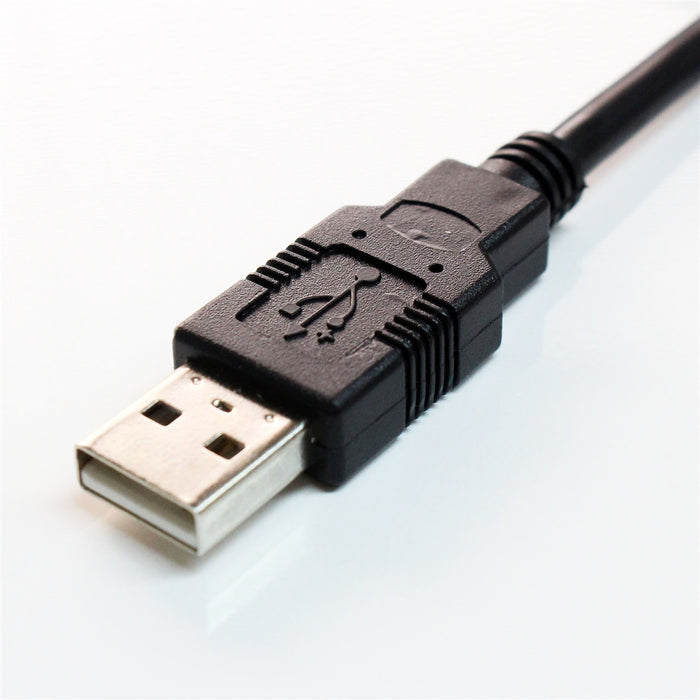 Premium USB 2.0 USB-A to RS232 Serial DB9 Adapter Cable - Supports Windows 11, 10, 8, 7, Vista, XP, 2000, 98, Linux and Mac - Built with FTDI Chipset and Male Thumbscrews, 6 Ft.
