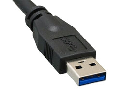 USB 3.0 A Male to Micro B Male Black, 6'