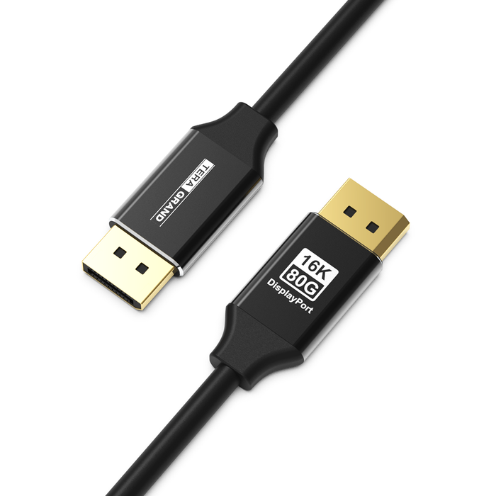 DisplayPort 2.1 16K Ultra-High Resolution 80Gbps Cable, 6 Ft