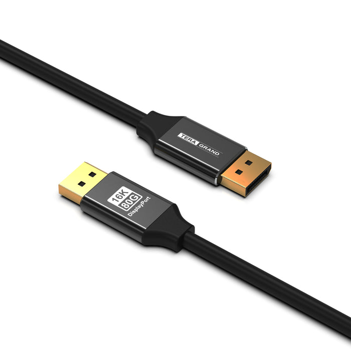 DisplayPort 2.1 16K Ultra-High Resolution 80Gbps Cable, 6 Ft