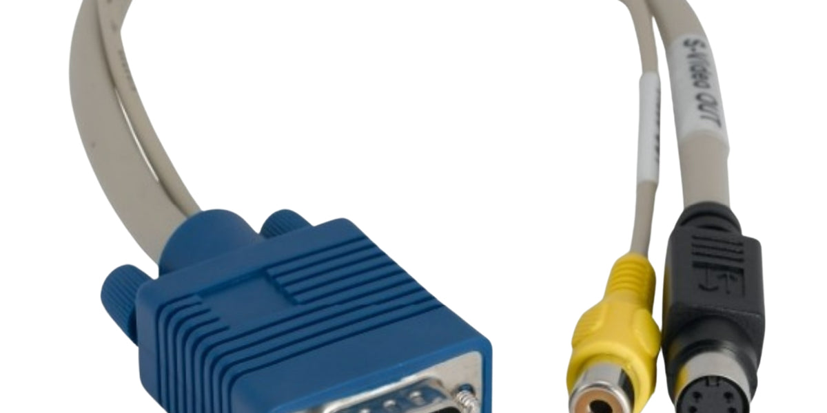 Cable Vga VGA A TV RCA S-Video Convertidor Adaptador Cable PC