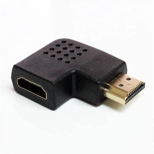 HDMI Male-Female, Flat 90 Degree Adapter