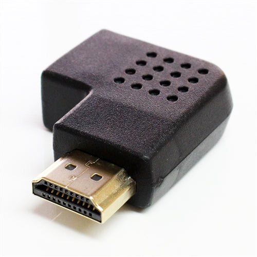 HDMI Male-Female, Flat 90 Degree Adapter