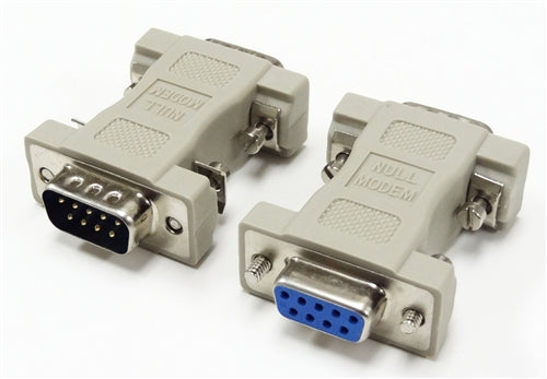 Null Modem Adapter, DB9 Male to DB9 Female