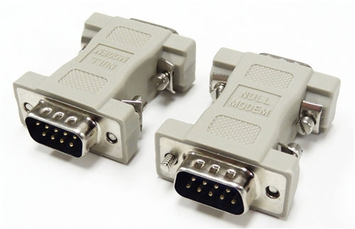 Null Modem Adapter, DB9 Male to DB9 Male