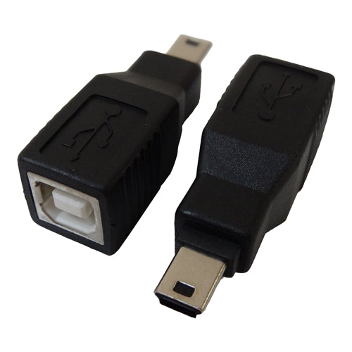 USB 2.0 B Female to Mini 5 pin Male Adapter