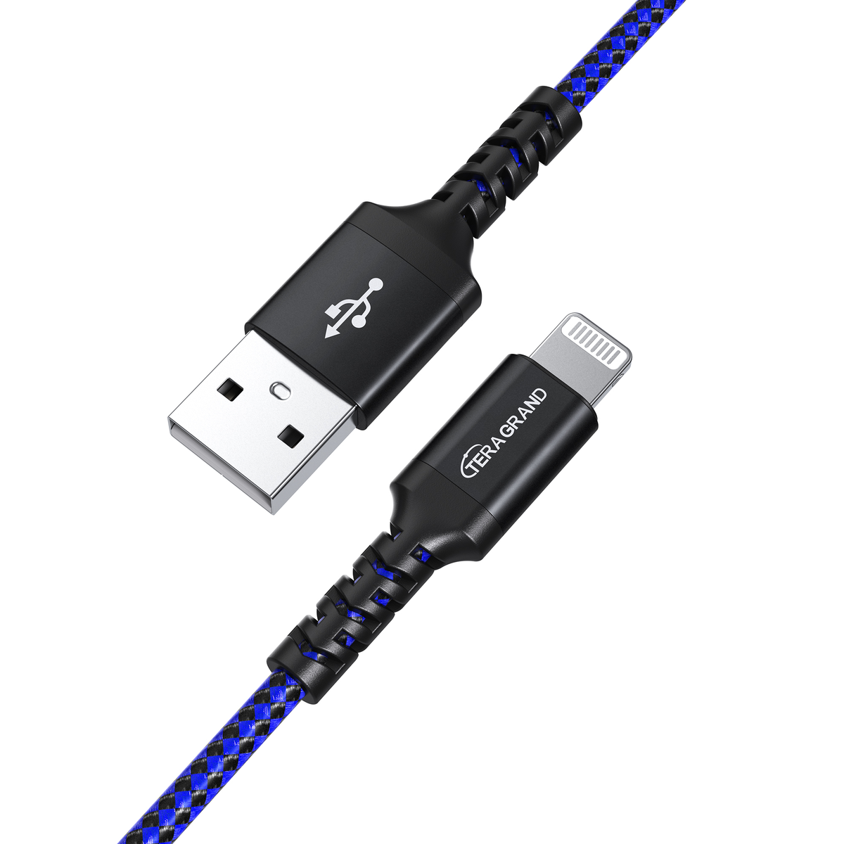Apple C89 MFi Certified - Lightning to USB-A Braided Cable with