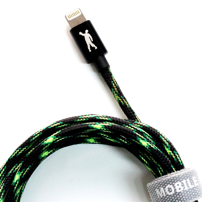 Mobile Undead - Apple MFi Certified - Lightning to USB Zombie Cable, 5 Feet