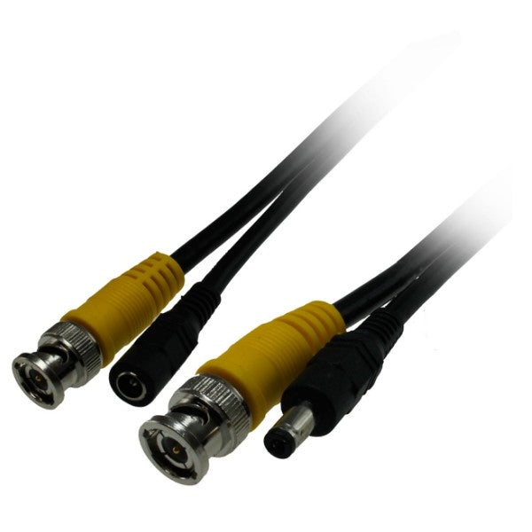 BNC Male to Male, DC Male to Female Combo Cable, 100 Ft.
