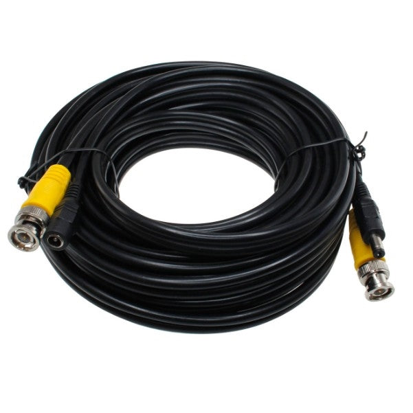 BNC Male to Male, DC Male to Female Combo Cable, 50 Ft.