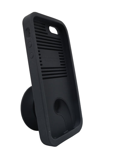 iPhone SE - 5 - 5S Sound Enhancer & Multifunctional Case, Black