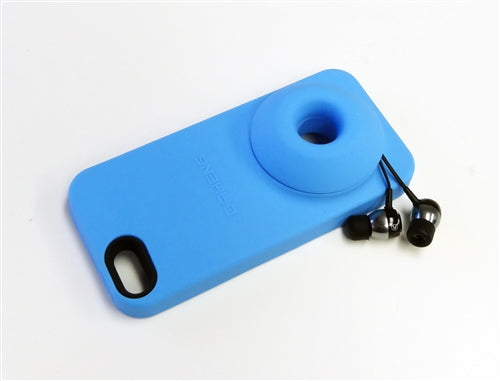 iPhone SE - 5 - 5S Sound Enhancer & Multifunctional Case, Blue
