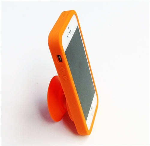 iPhone SE - 5 - 5S Sound Enhancer & Multifunctional Case, Orange