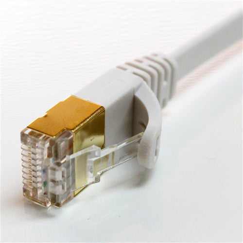 7 Ft White - CAT7 Ethernet Cable - Tera Grand