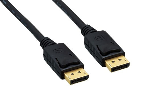 DisplayPort 1.2 Male to Male Cable with Latch, 6 ft
