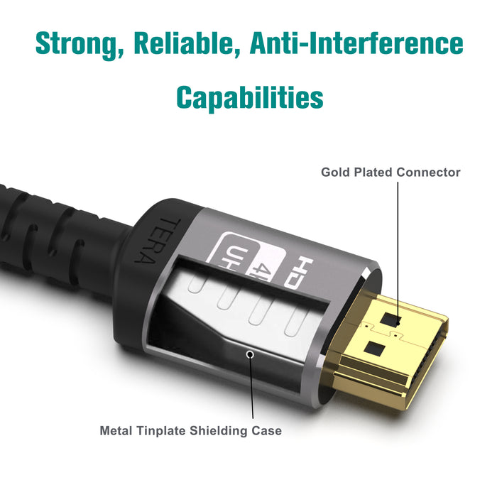 ELG 4K Certified HDMI Cable 60Hz 2.0 18Gbps 10FT/3M, High Speed Cable, 24K  Gold Connectors, ARC, Ethernet, HDR - TV, Laptop, Gaming Monitor