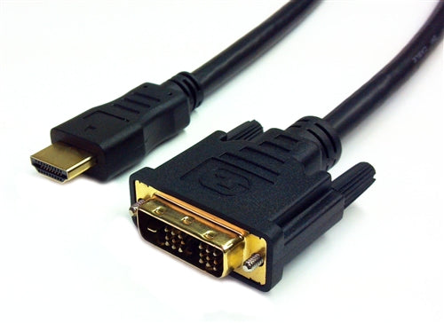 HDMI Male to DVI Male cable, 1 M (3.3 ft.)