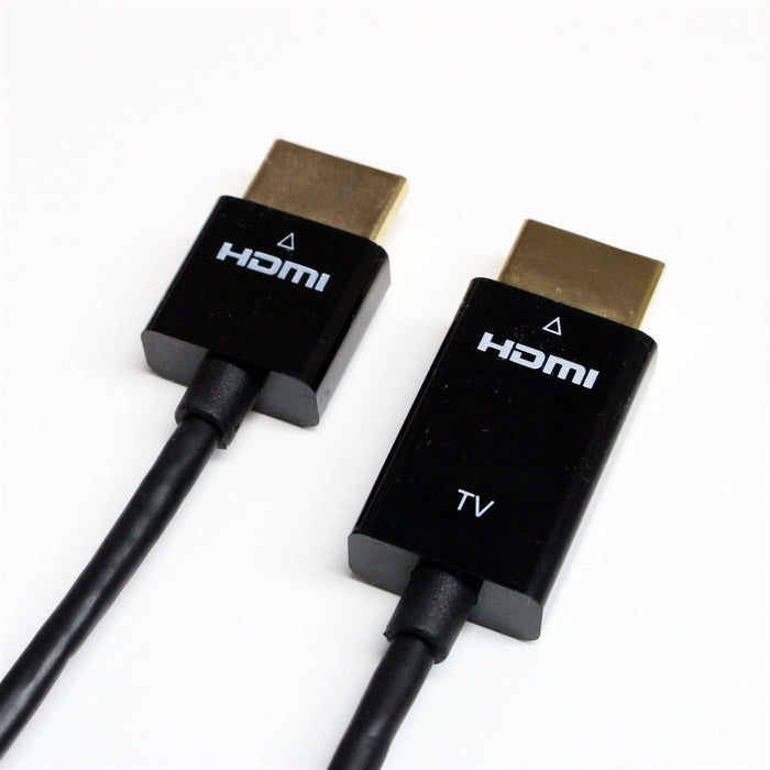 Super Slim High Speed HDMI Cable with Ethernet , 36 AWG with Redmere Chip, 6 Feet