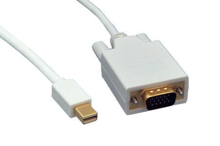 Mini DisplayPort to VGA Cable, 3'