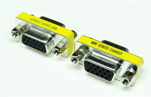 MINI GENDER CHANGER, HDB15 F-F (This item is used with VGA connector & VGA cable.)
