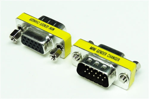 Startech VGA HD15 Slimline Gender Changer M Adapter Silver Techinn