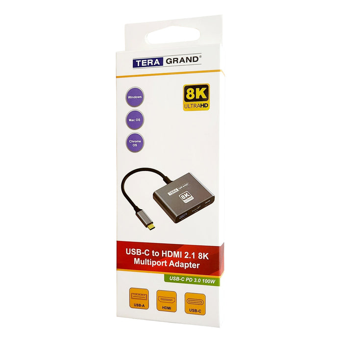 Multi-Monitor Hub Adapter, USB-C To 3x HDMI - PC Para Todos